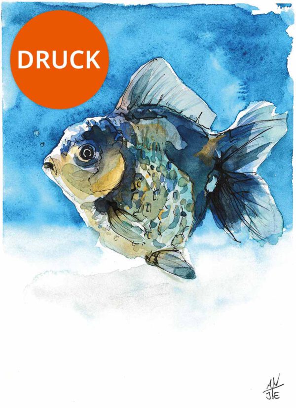 Glitzerfisch - Druck
