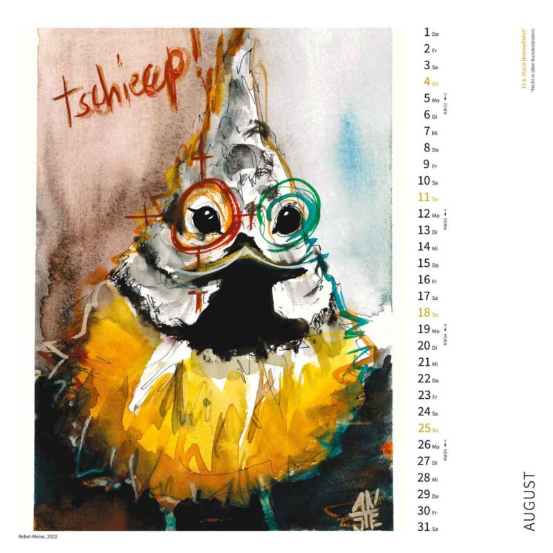 Antjes Kunstkalender 2024 - August