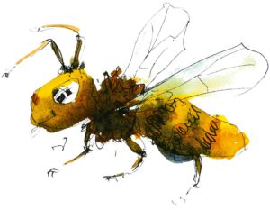 Bienen-Illustration