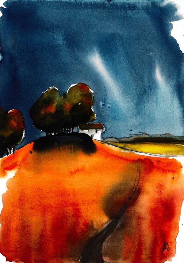 Collina rossa @Antje Burisch