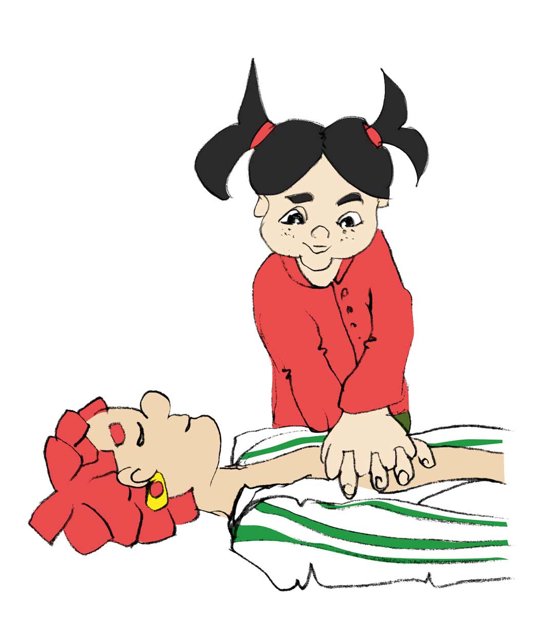 Herzdruckmassage @Antje Burisch