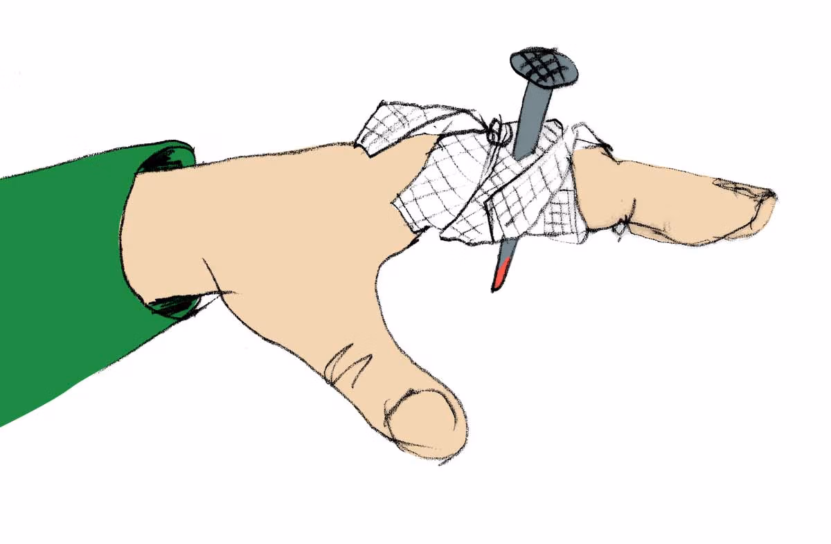 Pfählungsverletzung @Antje Burisch