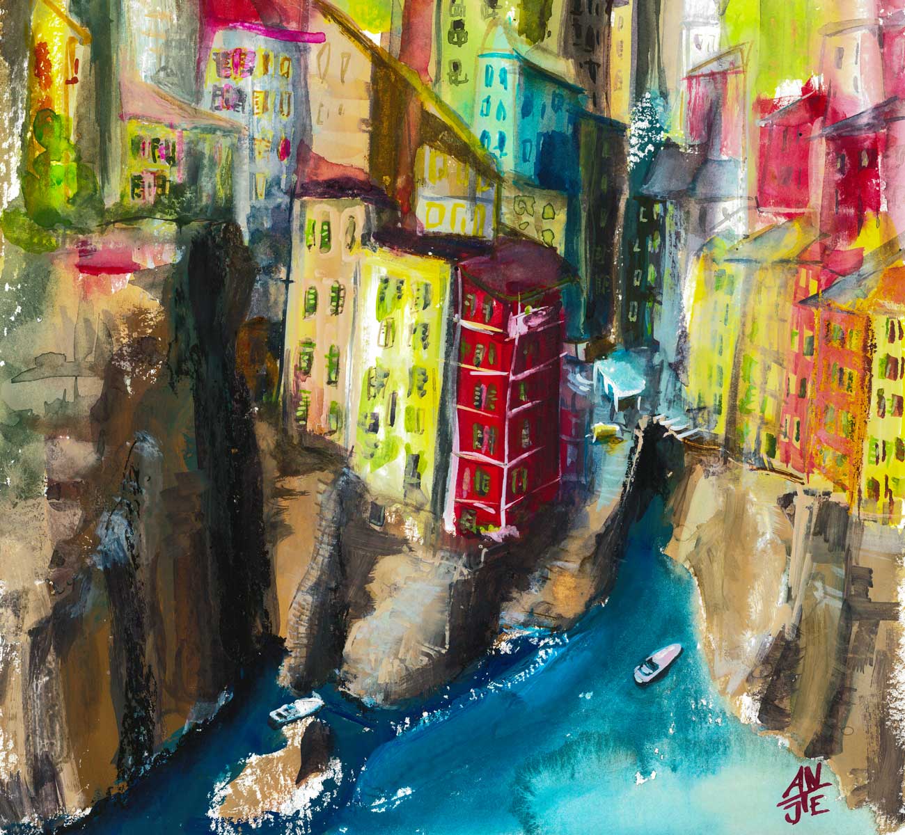 Bild Riomaggiore @Antje Burisch