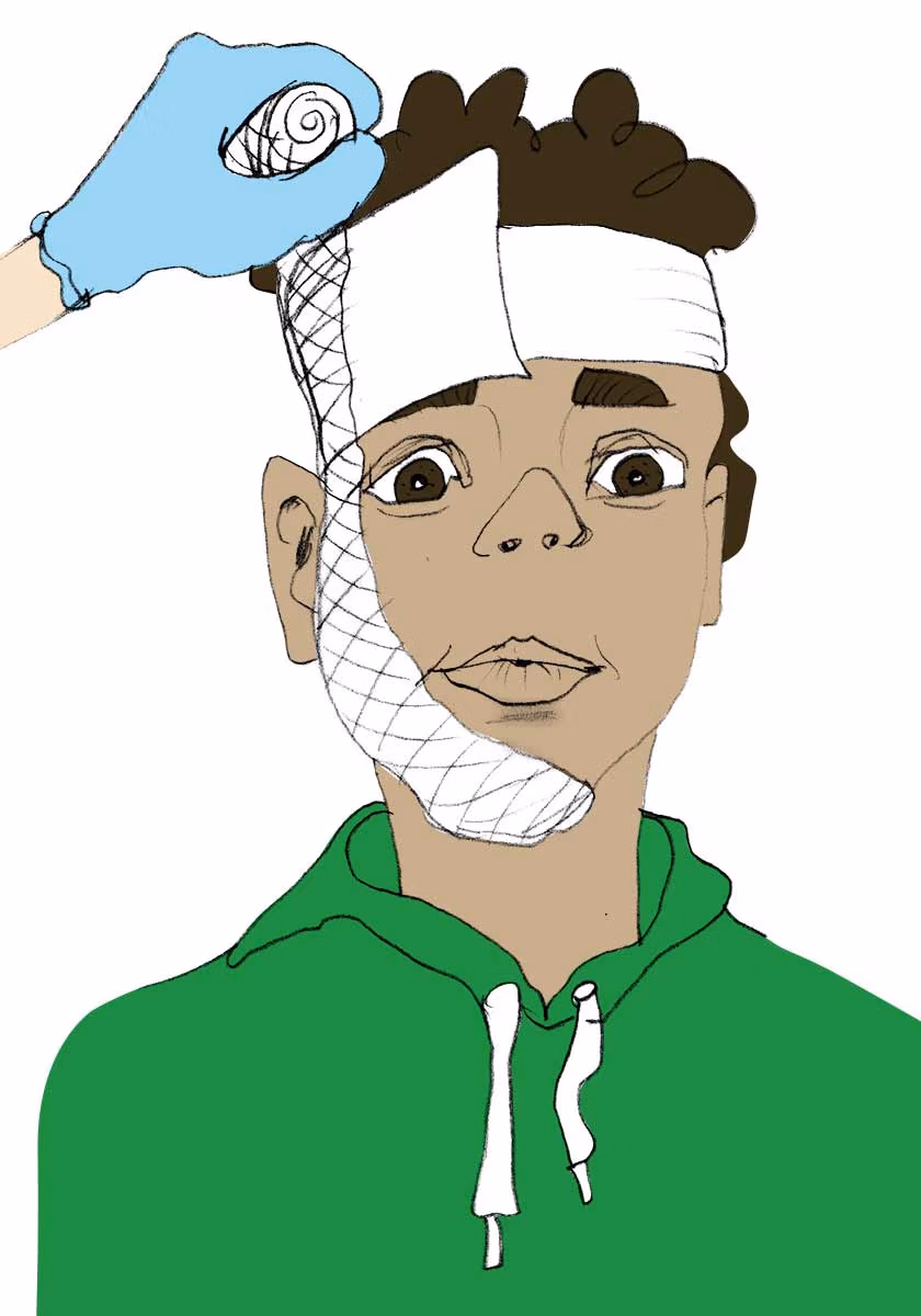 Kopfbandage @Antje Burisch