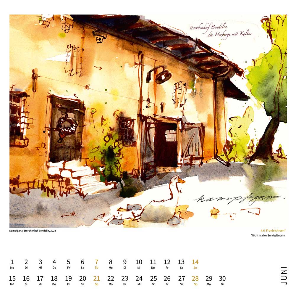 Antjes Kalender 2026 - Juni