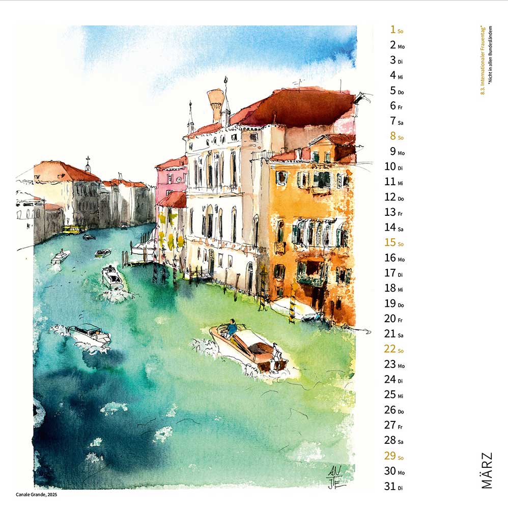 Antjes Kalender 2026 - März