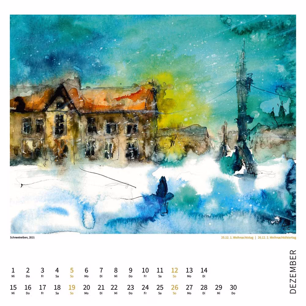 Antjes Kalender 2027 - Dezember