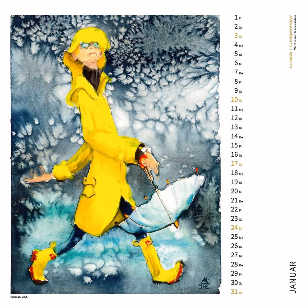 Antjes Kalender 2027 - Januar