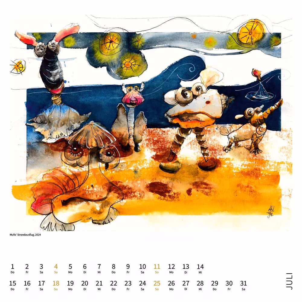 Antjes Kalender 2027 - Juli