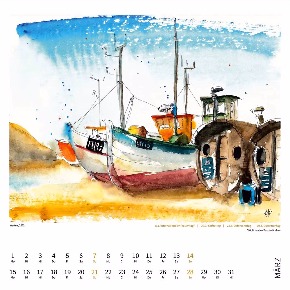 Antjes Kalender 2027 - März