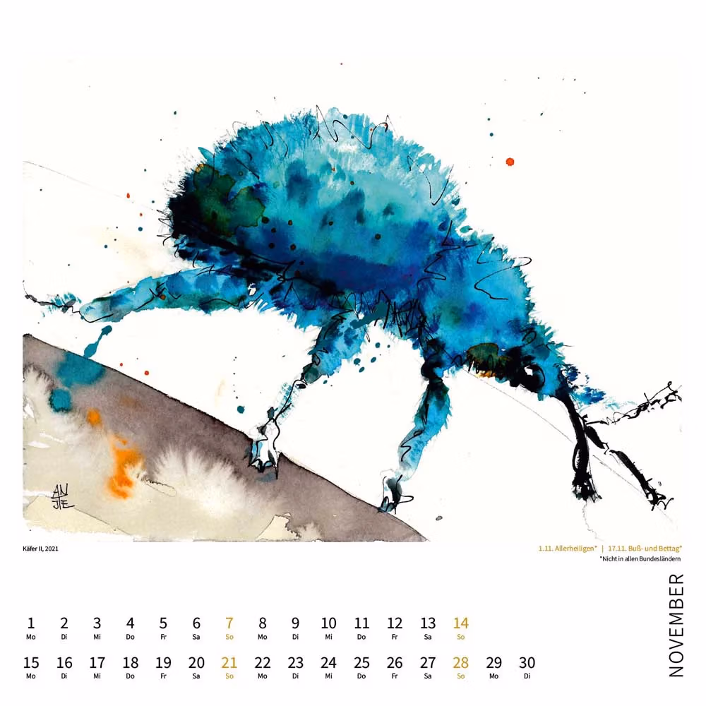 Antjes Kalender 2027 - November