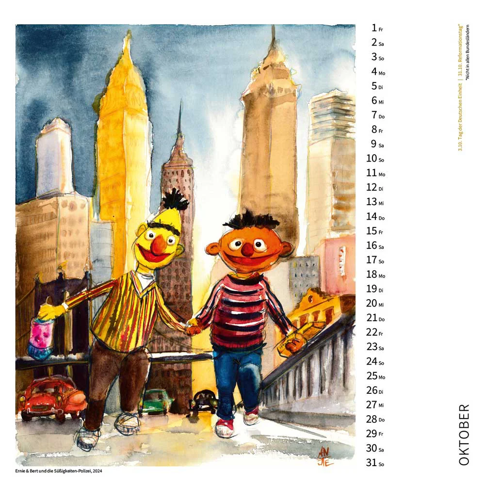 Antjes Kalender 2027 - Oktober